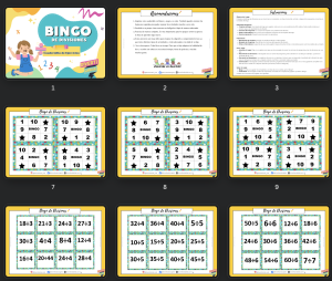 Bingo de Divisiones ➗